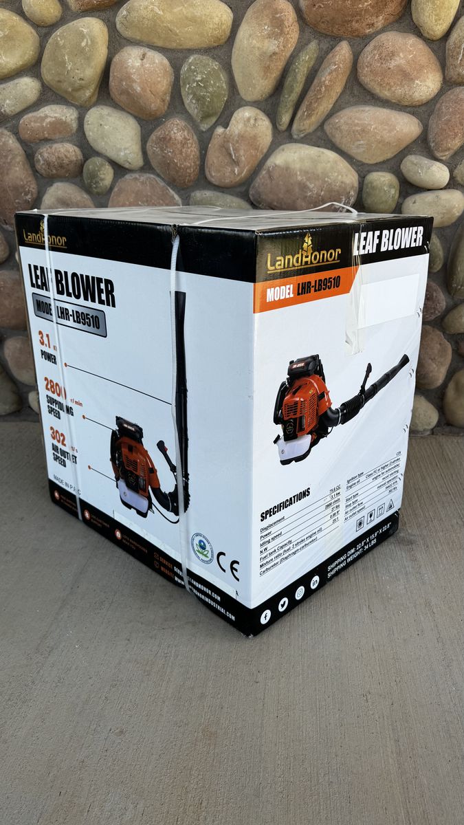LandHonor LHR-LB9510 3.1kW Gas-Powered Leaf Blower - New in Box
