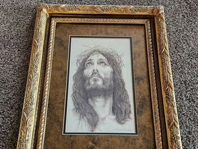 Rare Jesus Christ Crown Of Thorns art MARK CANNON