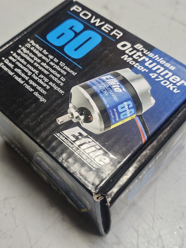 E-flite Power 60 Brushless Outrunner Motor 470Kv - New in Box