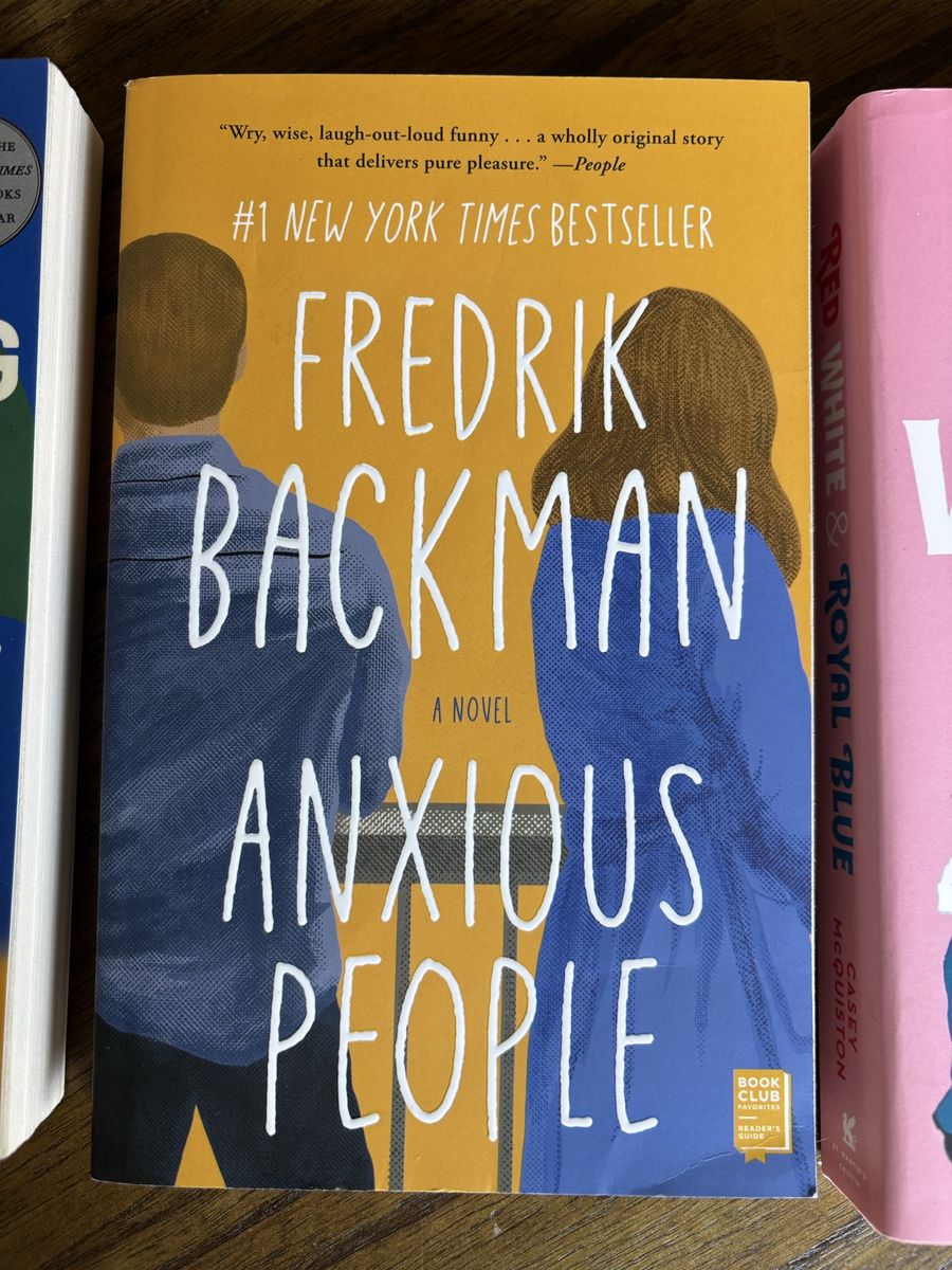 Fredrik Backman - Anxious People - #1 NYT Bestselling Novel with Reader's Guide