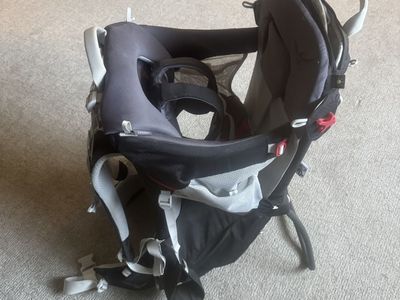 Osprey Poco Child Carrier Backpack - Black/Grey, Excellent Condition