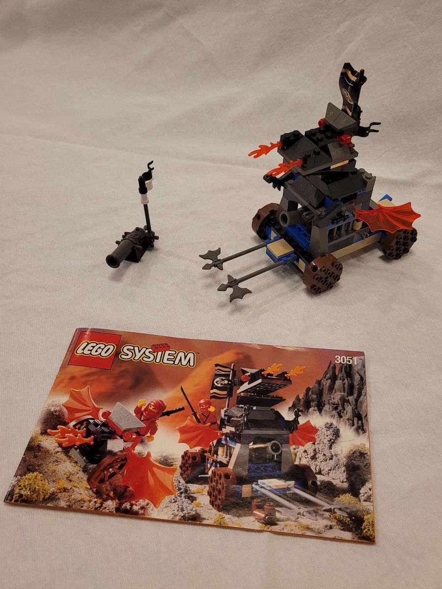 Classic Lego Castle Ninja Dragon Cart