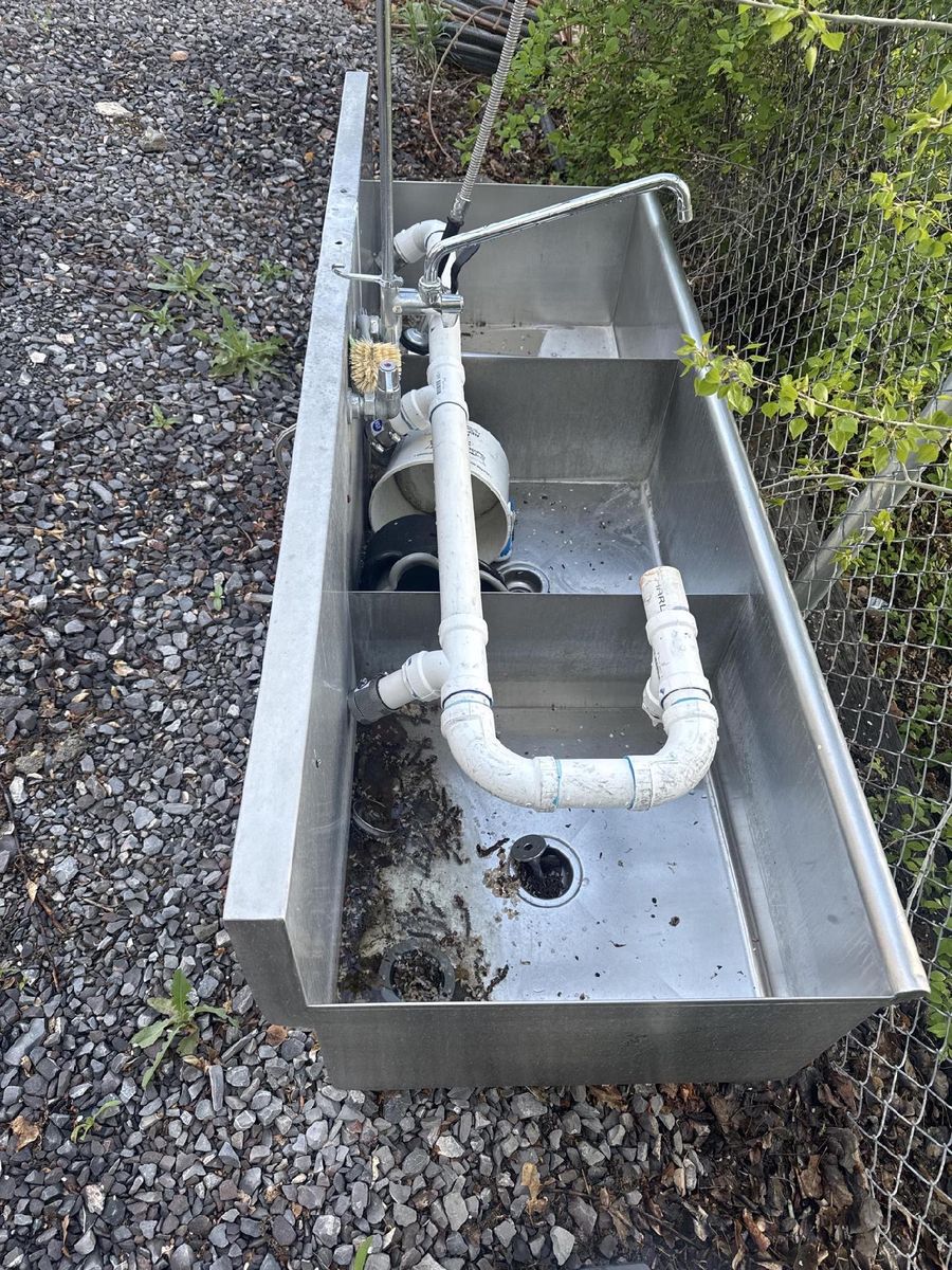 3 Basin Commercial Sink
