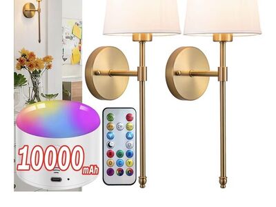 Battery Powered Wall Sconces