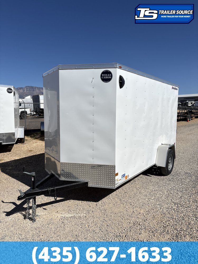 6x12 Wells Cargo FastTrac Enclosed Cargo Trailer - 6'6" Interior - 3.5K GVWR -