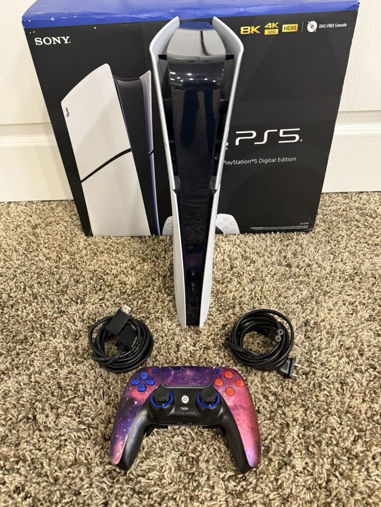 PS5 With Scuff Controller