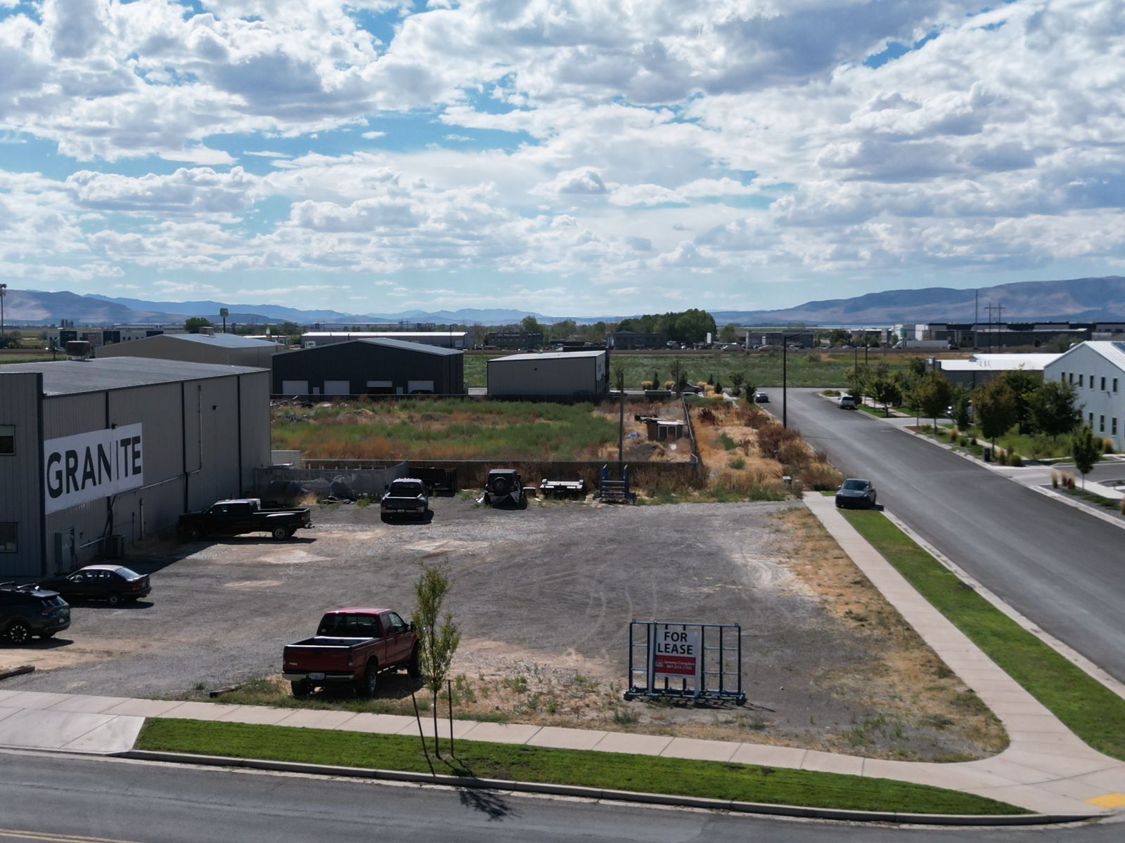 Yard and industrial office space for lease