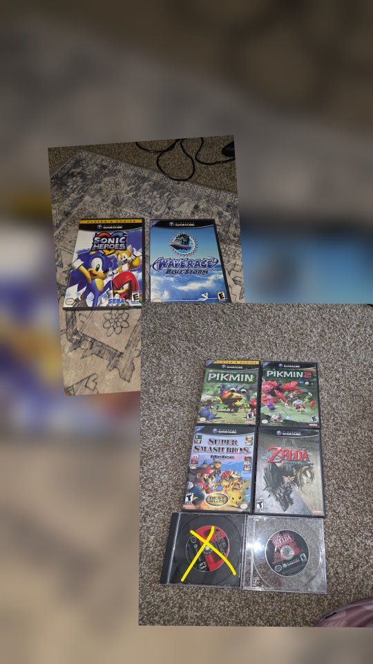Gamecube games ( prices in description)