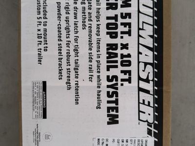 HAUL-MASTER 5' X 10' Trailer Rail System