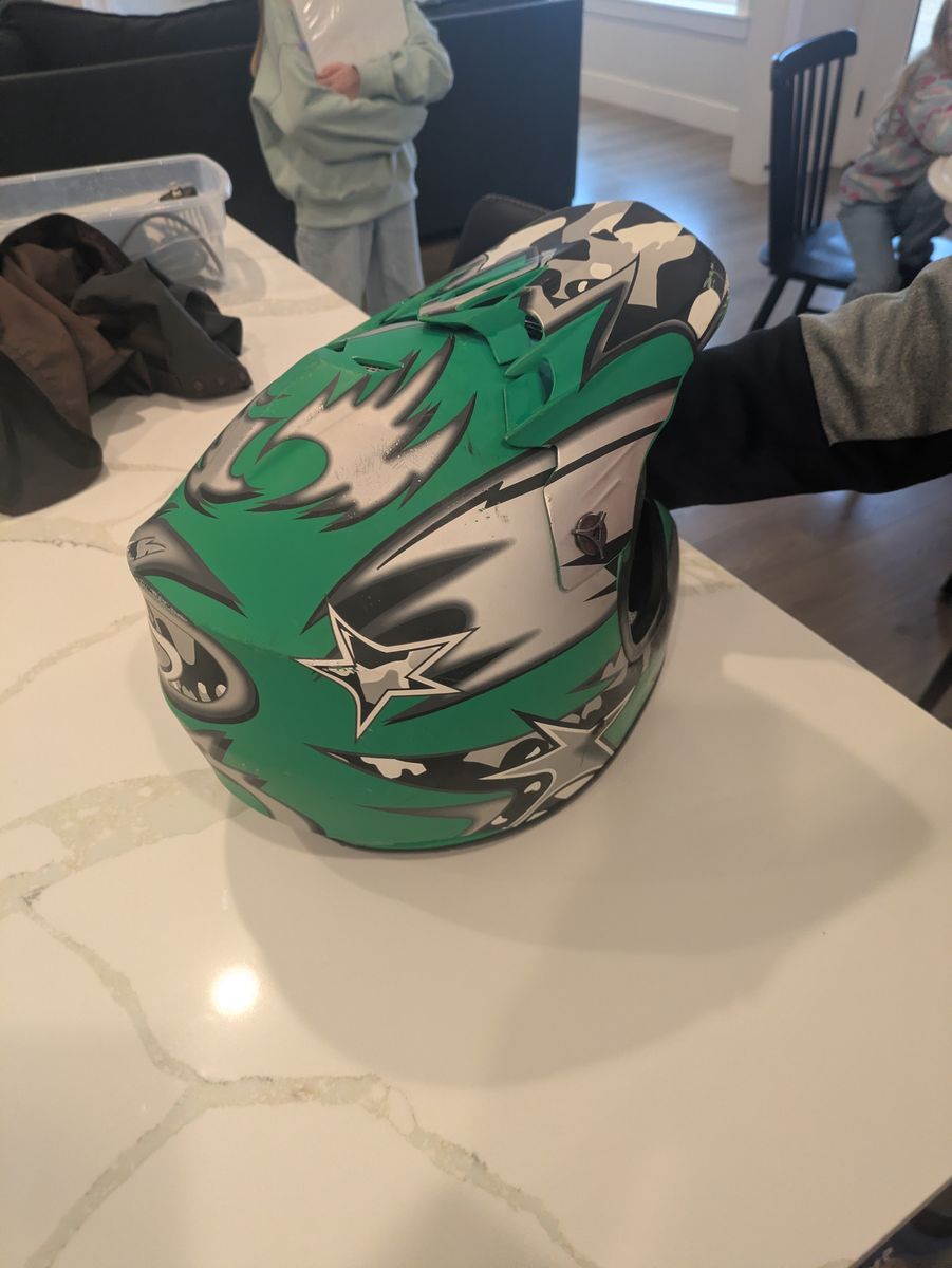Dirt bike helmet