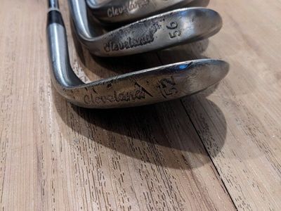 3 Left hand Cleveland CG10 Wedges