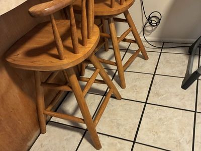 Bar stools wooden