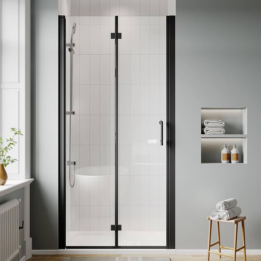 36 x 72 Bifold Tempered Glass Shower Door