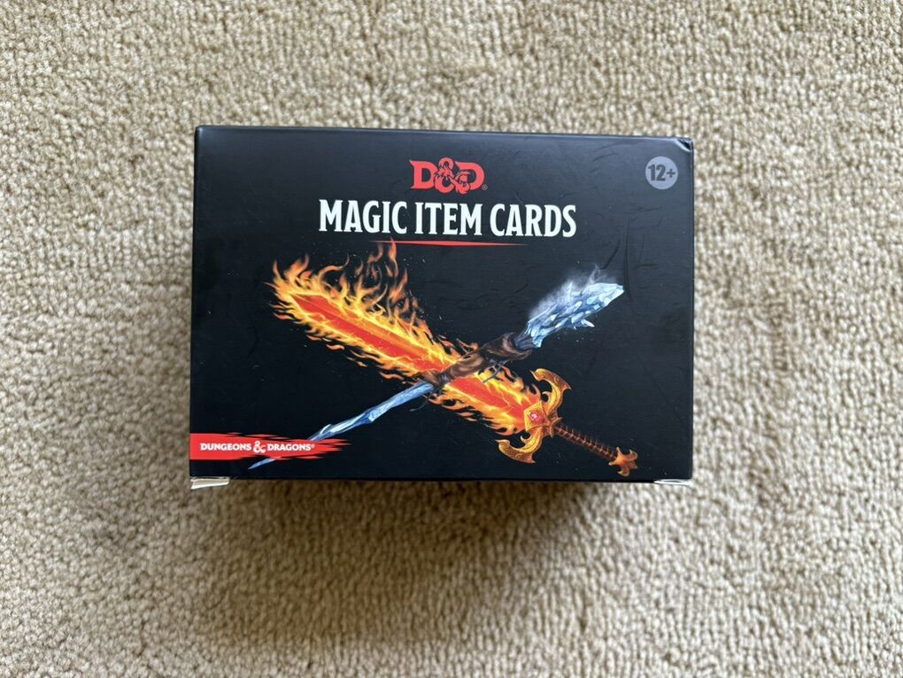 D&D Magic Item Cards