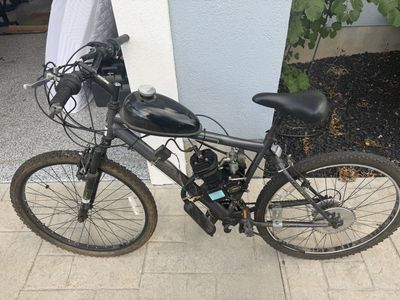 Gas powered bike