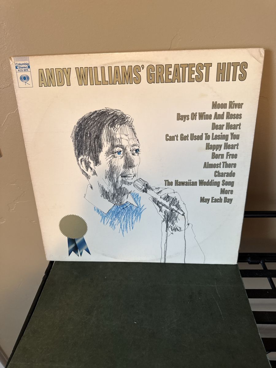 Andy Williams' Greatest Hits Vintage Vinyl LP Album Columbia KCS 9979 Stereo
