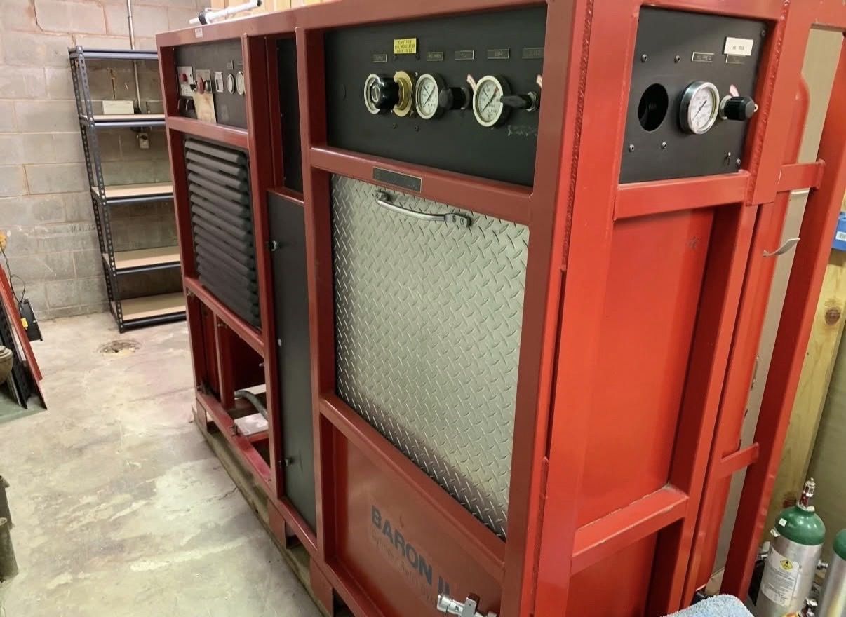 Baron 10 Industrial Air Compressor System - High-Pressure Breathing Air Fill Station