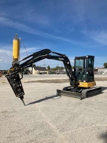 Concrete Breaker Hammer Attachment for Rent. Skid Steer or Excavator
