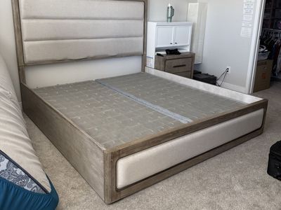 King size Bed set, dresser and night stand