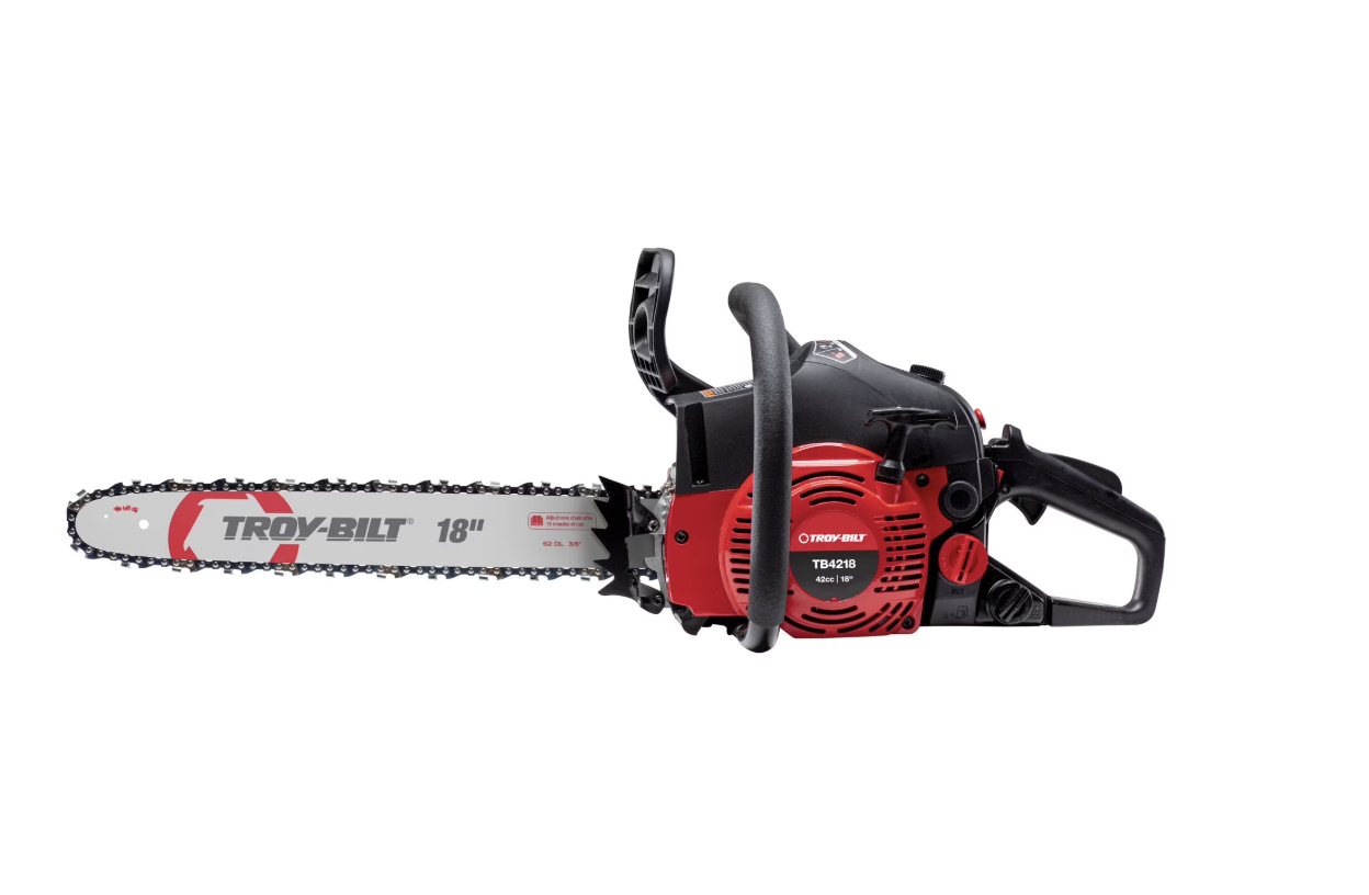 New in box Troy-Bilt 18" 42cc Gas Chainsaw, TB4218