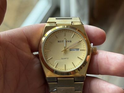 Men’s Gold Watch– Luxury Look Stainless Steel