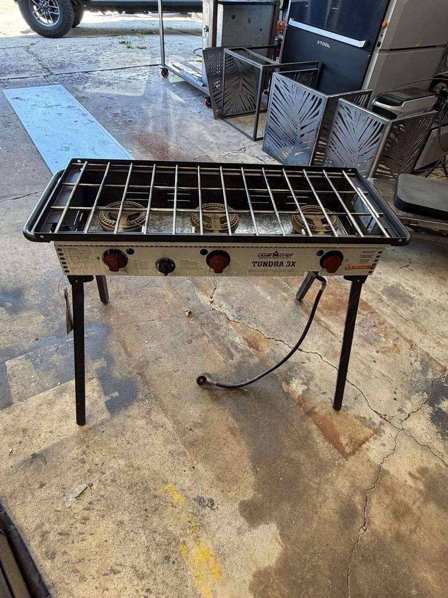 Camp Chef Tundra 3X Portable Propane Grill & Griddle Outdoor Camping Stove
