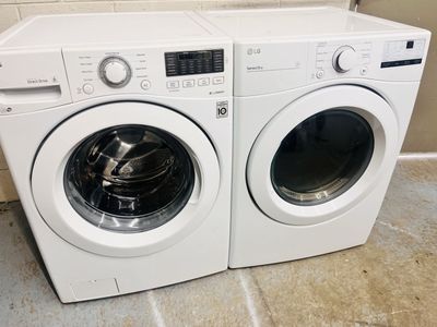 LG stackable washer and dryer