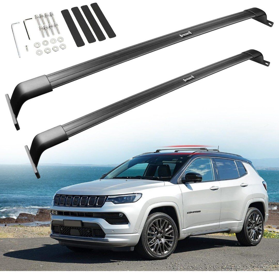 Roof Rack Cross Bars for Jeep Compass
