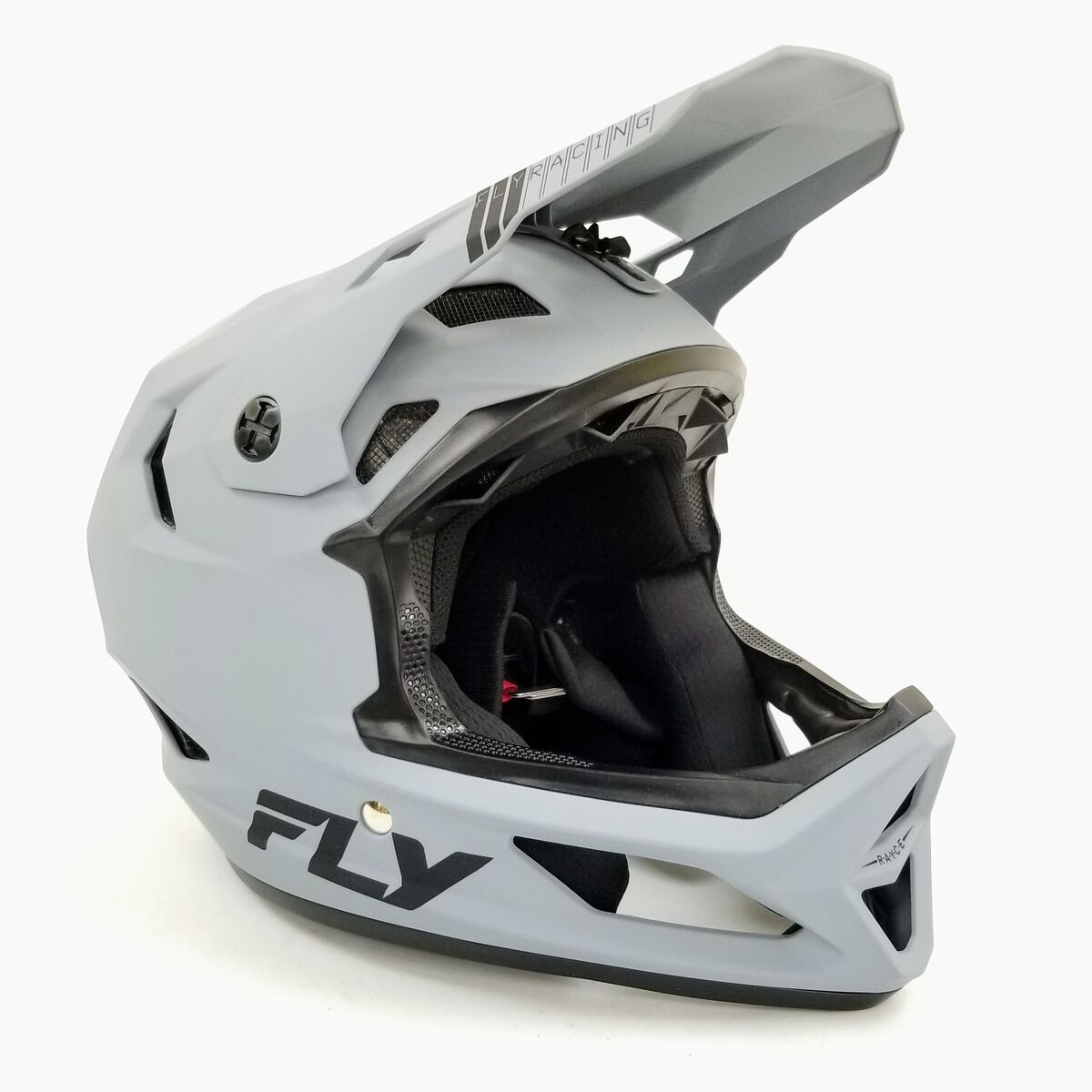 Fly Racing Rayce MTB/BMX Bicycle Helmet (Matte Grey, Youth Medium) (73-3614YM-L-R3-S4)