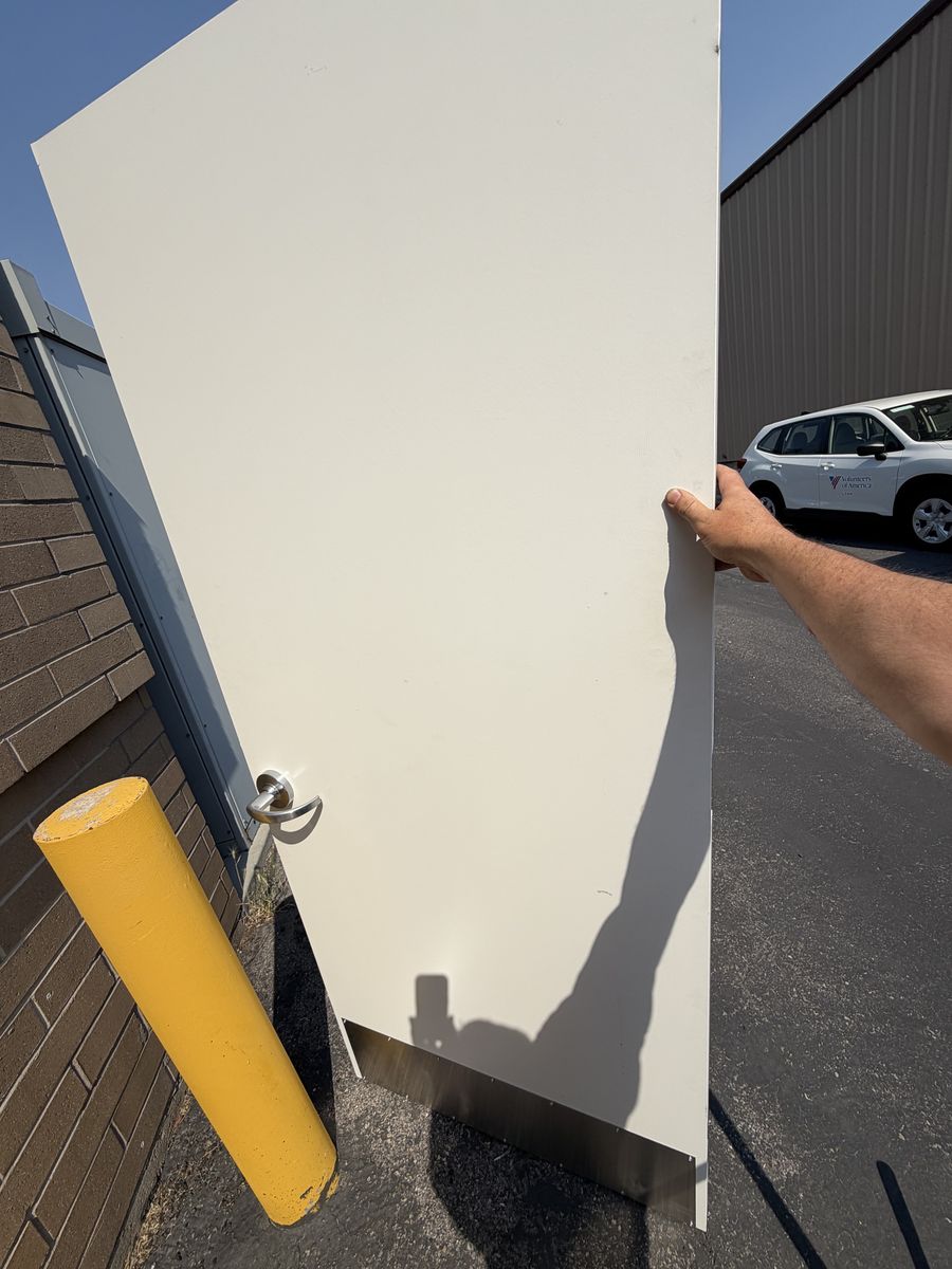 Solid wooden commercial doors (just 1 left)