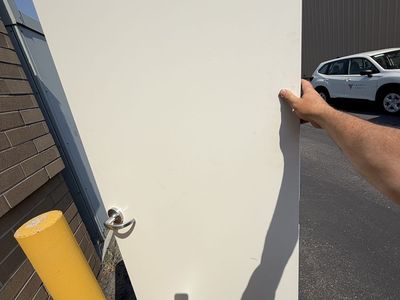 Solid wooden commercial doors (just 1 left)