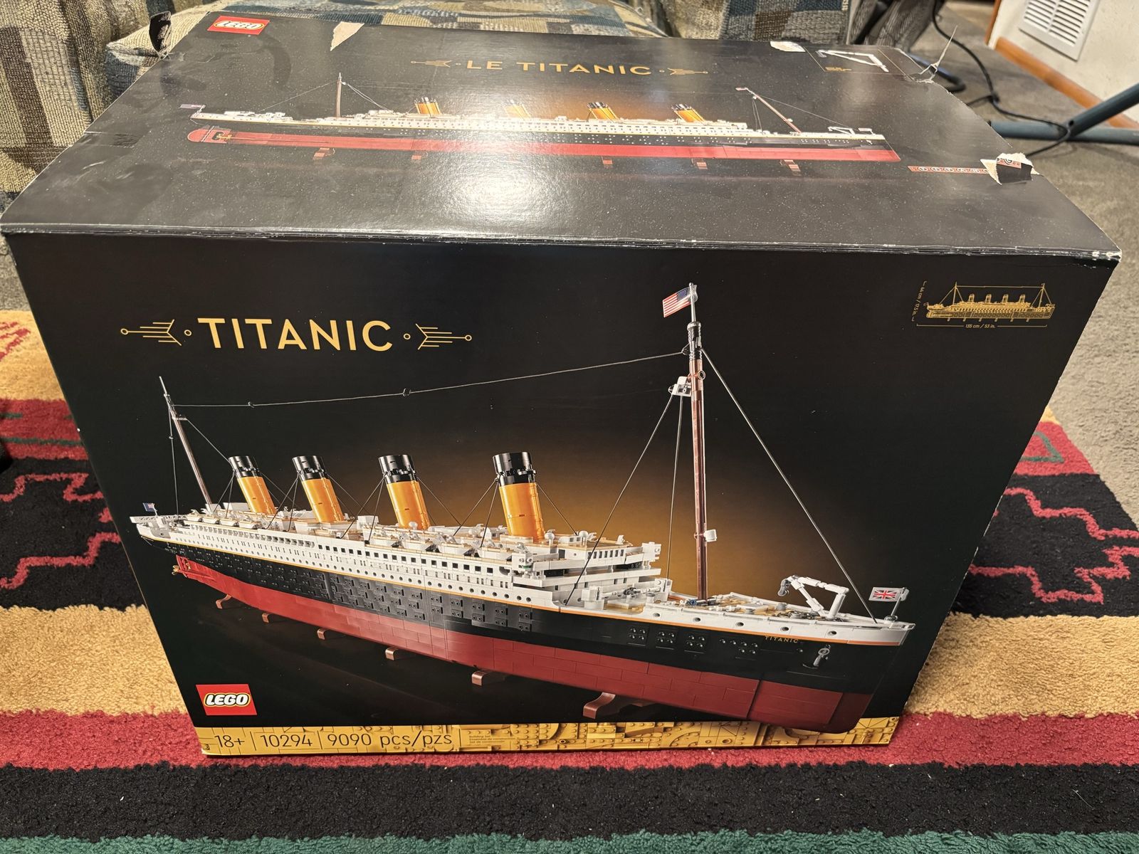 ⁠"LEGO Titanic  Empty Box Set Complete + Instructions"
