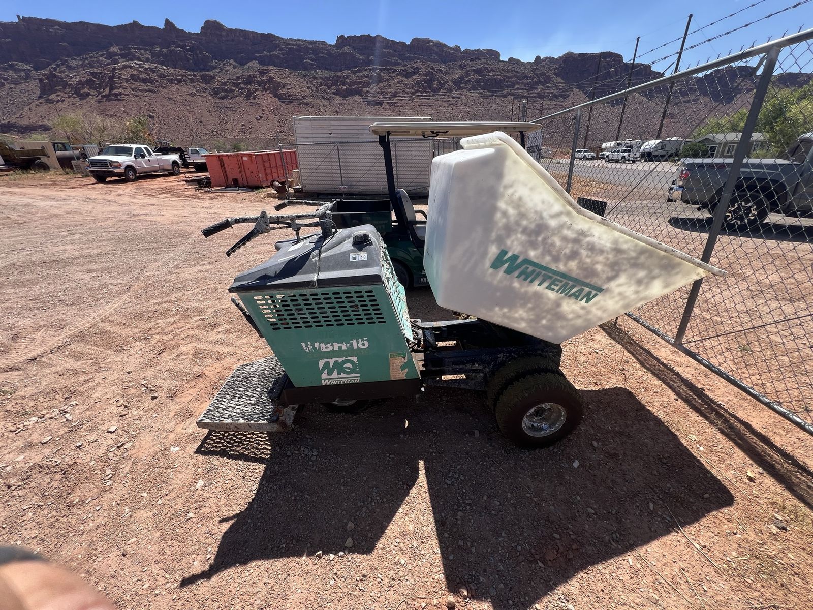 Multiquip WBH-16EF 16 Cubic-Foot Recoil/Electric Hydrostatic Power Buggy
