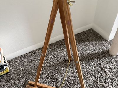 Wooden Tabletop Easel for Painting or Display - Adjustable Art Stand