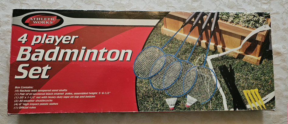 Badminton Set 4 Player New