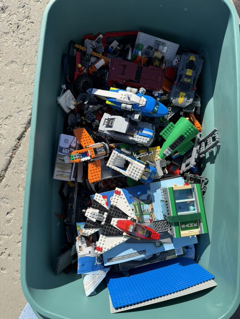 large Bin Of Legos