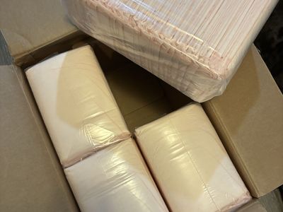Brand new disposable bed pads box