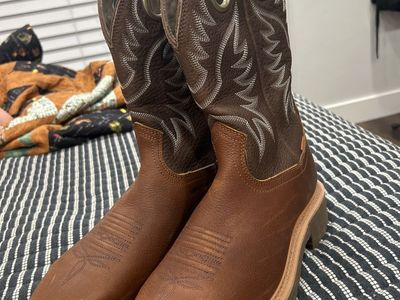 Tecovas LongHaul Waterproof Square Steel Toe Work Boot (Size 8.5)