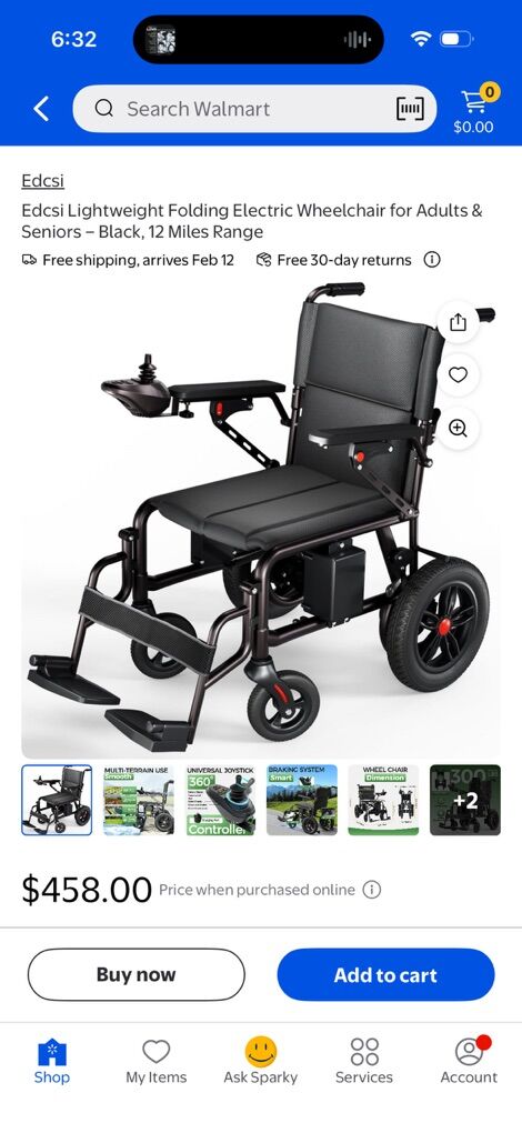 NEW Folding Electric Wheel Chair Adult Size
