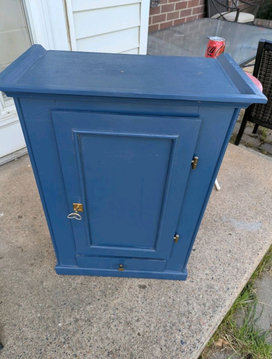 Mid-Century European Wall Cabinet Cupboard