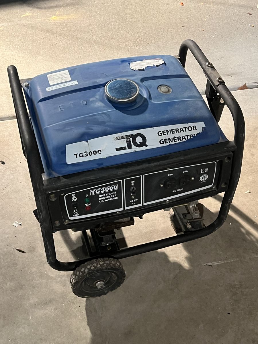ETQ TG3000 OHV Generator 3000W Portable Power Station