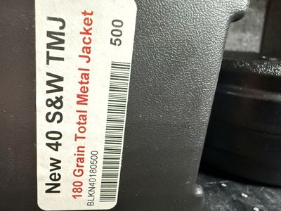 .40 Cal S & W TMJ Ammunition