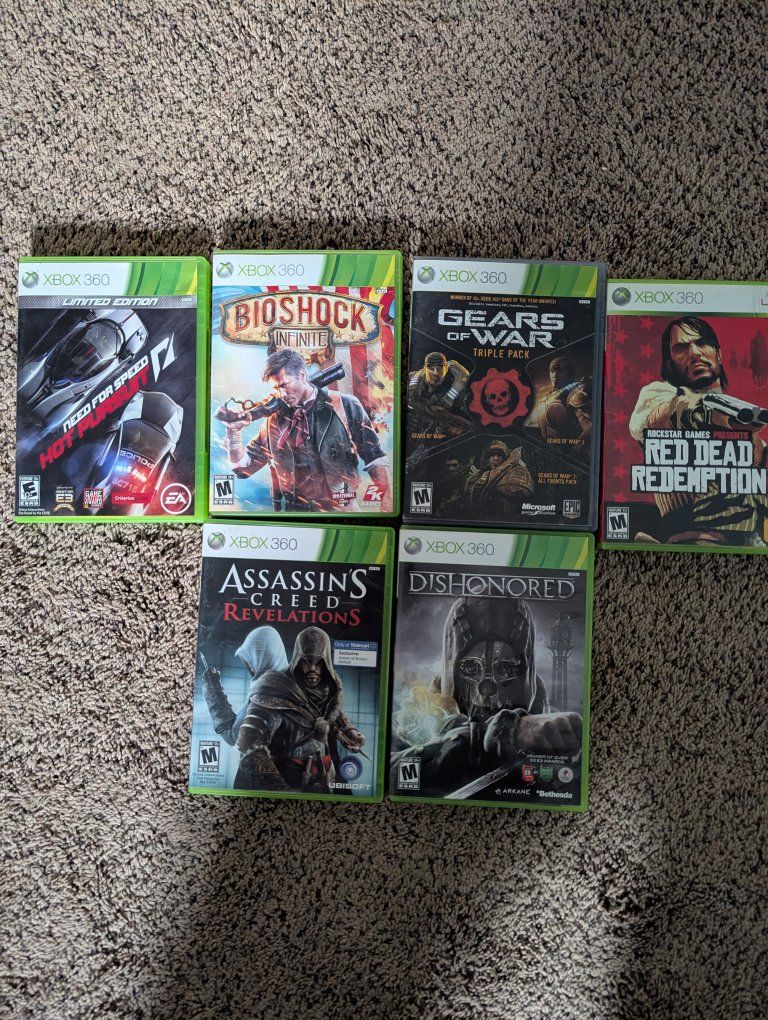 xbox 360 games and controller
