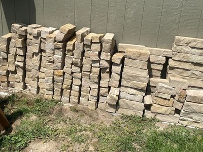Natural Stone Landscaping Bricks Retaining Wall Pavers rocks construction