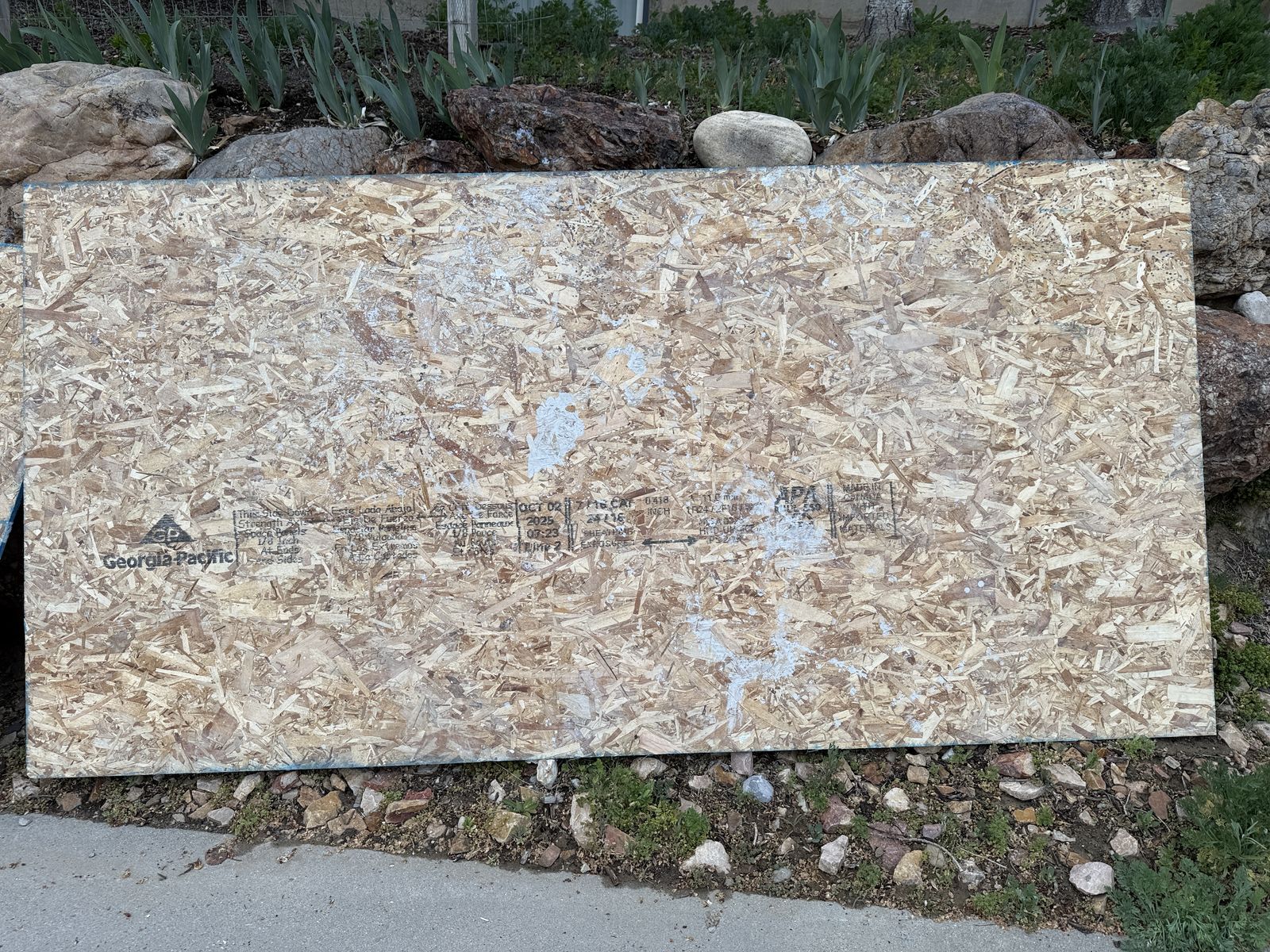 5 sheets of 7/16th OSB