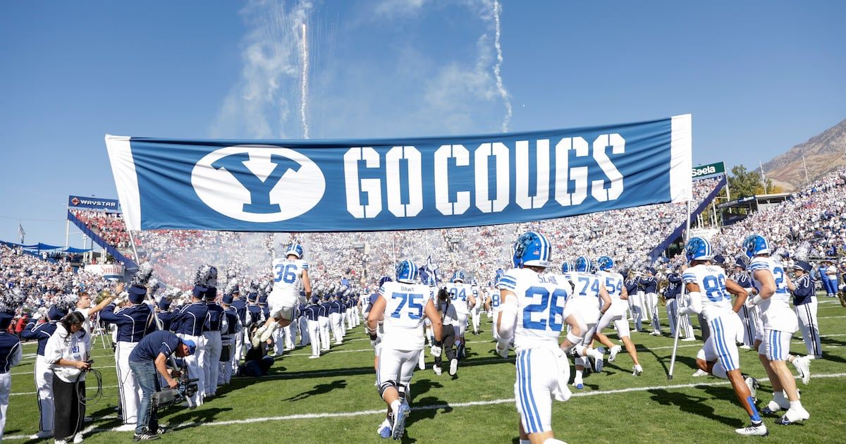 BYU vs Utah Tech Section 136 Row 4 Seats 30, 31