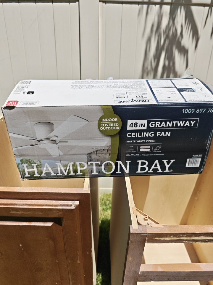 Hampton Bay Ceiling Fan - Free!