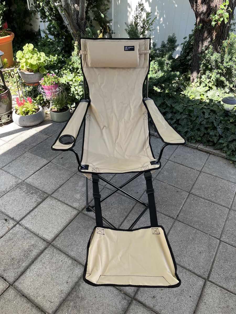 Travel Line Deluxe  HI-BACK Chair Camping, Patio, Outdoors.