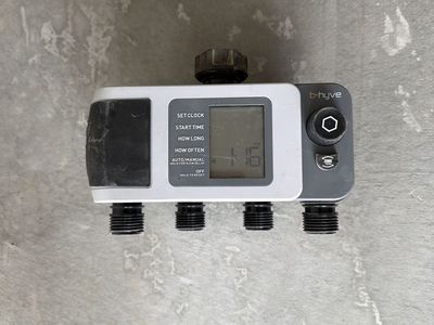 B hyve 4 way digital water timer. $40