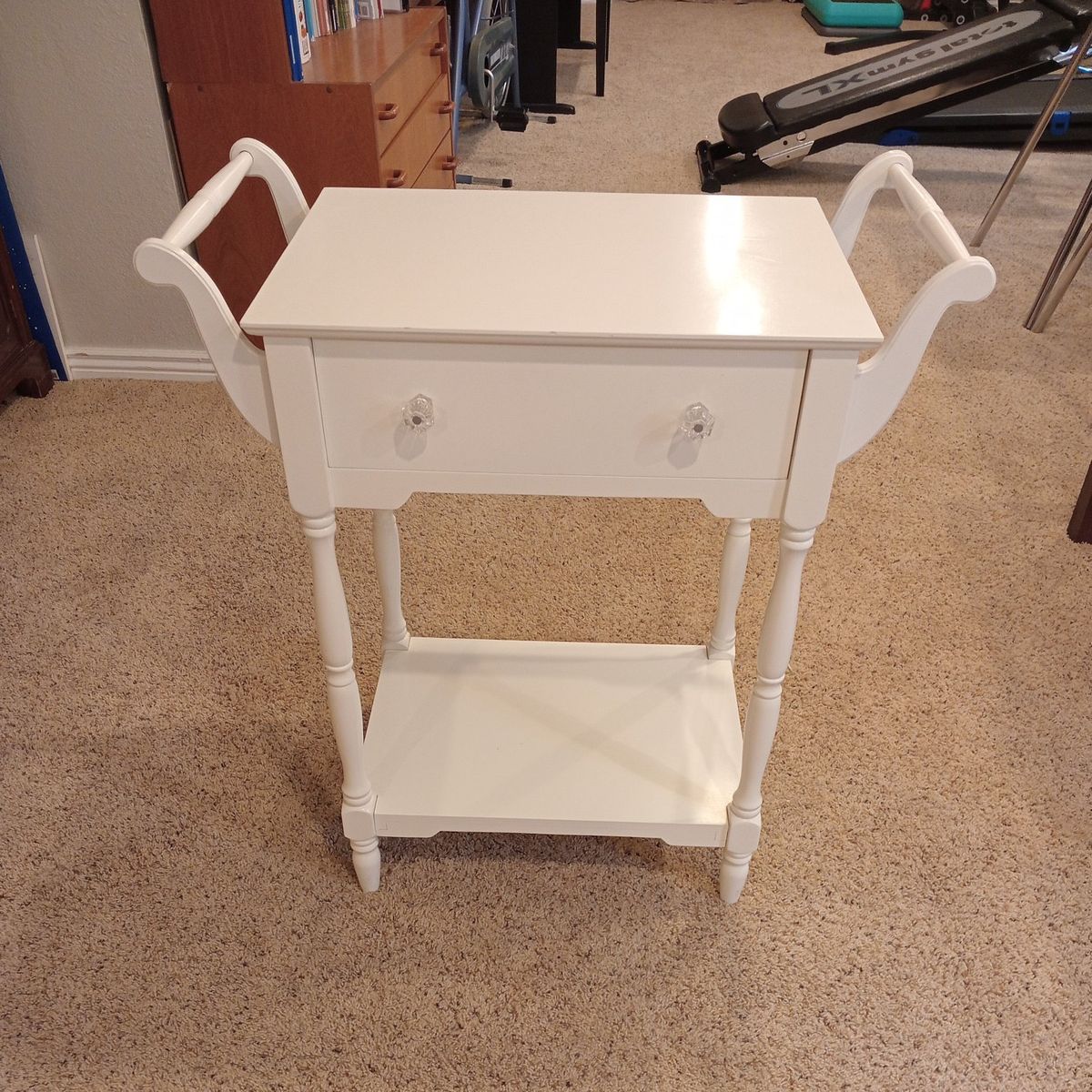 White Tea Side Table